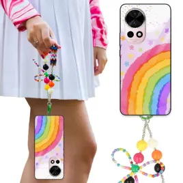 etui-do-huawei-nova-12-pro-z-polyskiem-urocze-korale-brelok-pastel-power