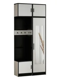 garderoba-z-lustrem-dior-11-siedzisko-bialy-ekoskora-czarna-z-nadstawka