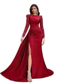 shein-czerwona-sukienka-wieczorowa-z-rozcieciem-40-42-1hk