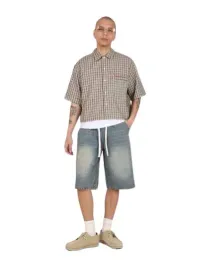 shein-krotki-rekaw-koszula-casual-w-krate-z-guzikami-l-1hk