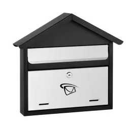 skrzynka-na-listy-domek-prosty-365x400x75mm-czarno-biala