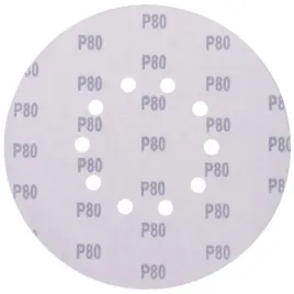 papier-krazek-rzep-bialy-white-225mm-p80-10-otworow-25-sztuk