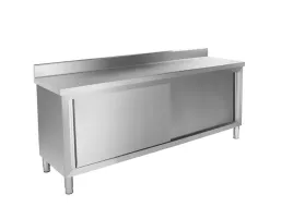 stol-gastronomiczny-blat-roboczy-200x60cm-z-szafka-i-rantem-stal-nierdzewna