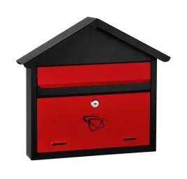 skrzynka-na-listy-domek-prosty-365x400x75mm-czarno-czerwona