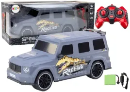 auto-zdalnie-sterowane-rc-z-dinozaurem-w-skali-1-10-szare