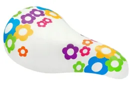 siodlo-rowerowe-dzieciece-kands-sm-311-biale-rozowe-kwiatki-jarzemko