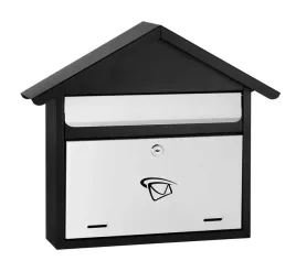 skrzynka-na-listy-domek-prosty-410x370x110-mm-czarno-biala