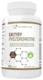 progress-labs-grzyby-prozdrowotne-60-kapsulek-cholesterol-odpornosc-pamiec