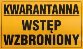 tablica-kwarantanna-wstep-wzbroniony
