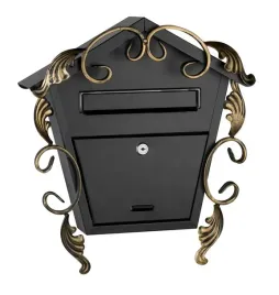 skrzynka-na-listy-z-daszkiem-375x400x70mm-czarno-zlota-ozdobna