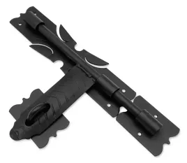 zasuwa-bramowa-drzwiowa-kuta-300mm-czarna-zasuwa-ozdobna