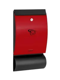 skrzynka-na-listy-a4-pion-wypukla-z-tuba-470x250x65mm-czarno-czerwona