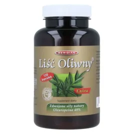 meridian-lisc-oliwny-extra-oleae-folium-120-kaps-antyoksydant-odpornosc