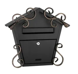 skrzynka-na-listy-z-daszkiem-375x400x70mm-czarna-ozdobna