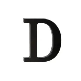 litera-na-dom-plastikowa-9cm-czarna-d