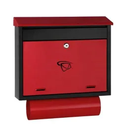 skrzynka-na-listy-z-tuba-440x400x100-czarno-czerwona