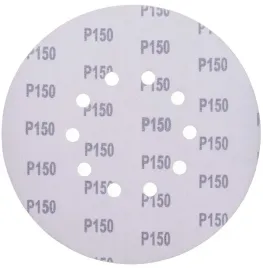 papier-krazek-rzep-bialy-white-225mm-p150-10-otworow-25-sztuk