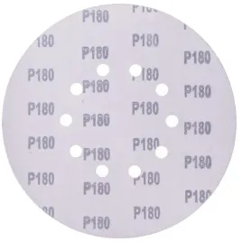 papier-krazek-rzep-bialy-white-225mm-p180-10-otworow-25-sztuk