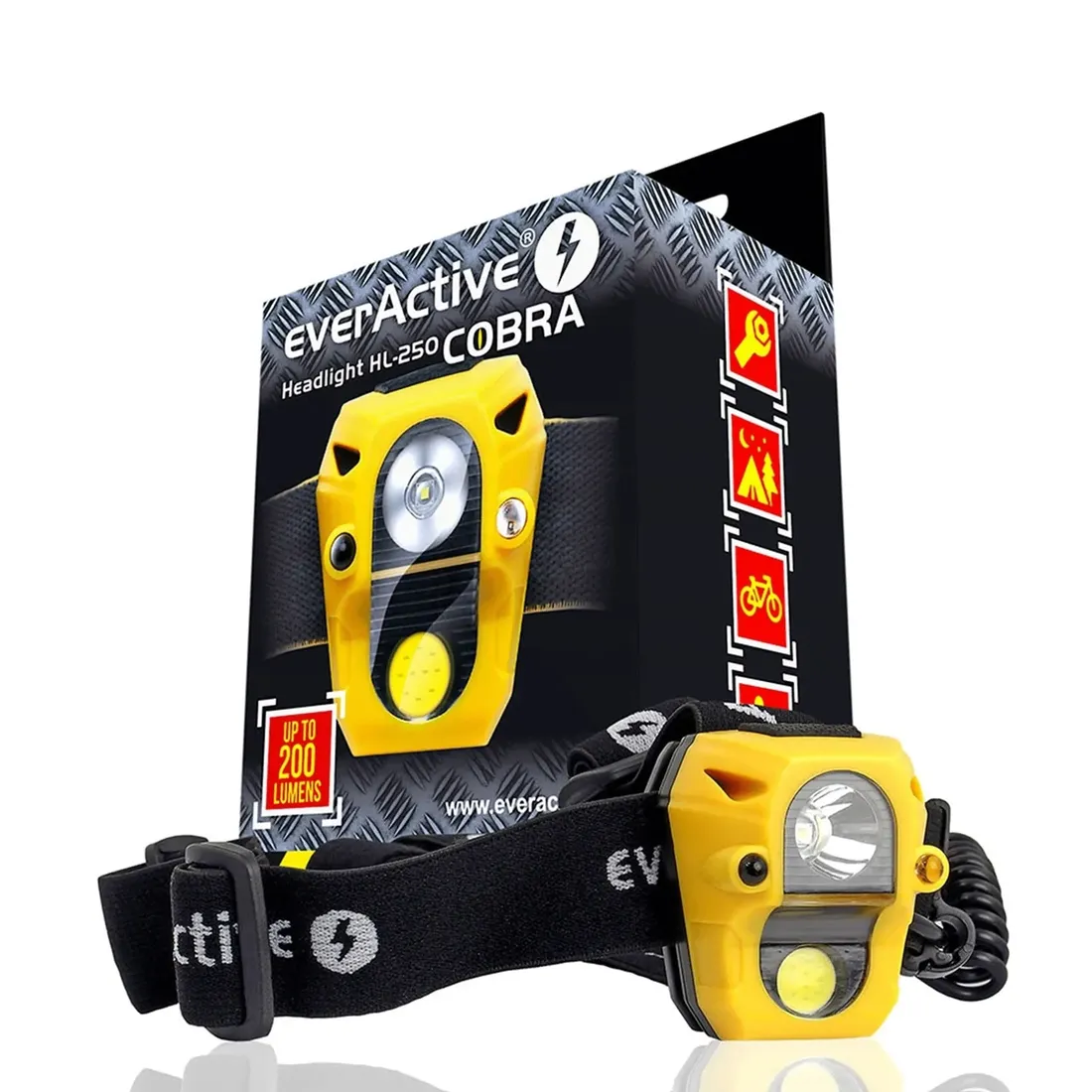 latarka-czolowa-everactive-hl-250-cobra-stan-nowy