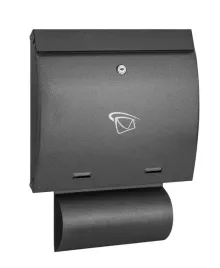 skrzynka-na-listy-a4-poziom-wypukla-z-tuba-450x350x70mm-czarna