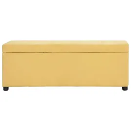 vidaxl-lawka-ze-schowkiem-116-cm-zolta-poliester