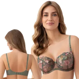 gorsenia-k939-delaila-zielony-haft-tiul-biustonosz-soft-miekki-65m