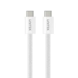 unitek-kabel-usb-c-pd-100w-magnetyczny-1m-bialy-pleciony