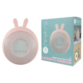mary-s-budzik-zegar-cyfrowy-lampka-nocna-led-rgb-rozowy-krolik-usb