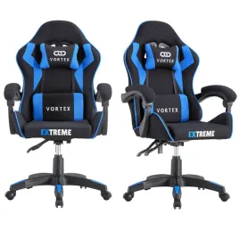 fotel-gamingowy-obrotowy-dla-gracza-wygodny-materialowy-2-poduszki