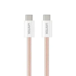 unitek-kabel-zwijany-magnetycznie-usb-c-pd-100w-1m-rozowy-nylonowy