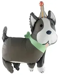 balon-foliowy-pies-z-czapeczka-66x59cm-piesek-szary-urodziny-impreza-buldog