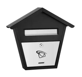 skrzynka-na-listy-z-daszkiem-375x400x70mm-czarno-biala-skrzynka-domek