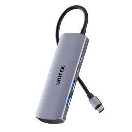 unitek-hub-4w1-usb-c-h1112d-10-gbps-2x-usb-a-2x-usb-c-kompaktowy