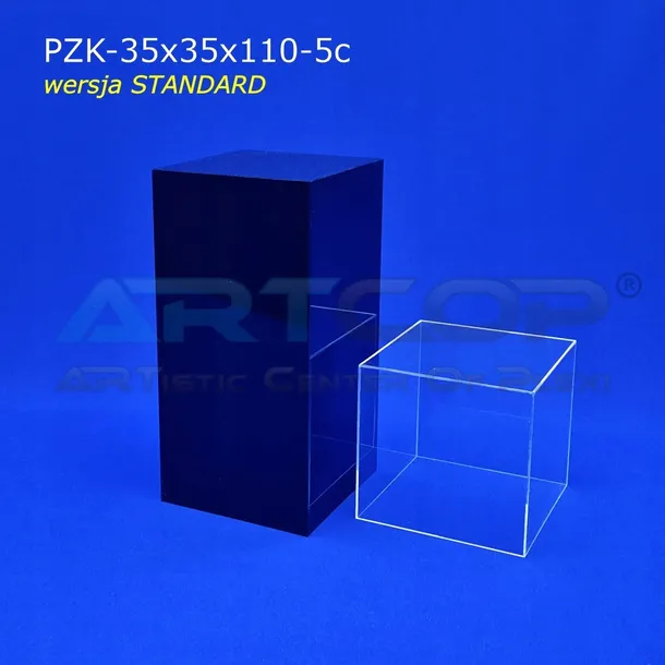 postument-z-kloszem-podest-z-plexi-czarnej-35x35x110cm-gablota-na-wystawe-wysokosc-produktu-110-cm-stan-nowy