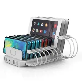 unitek-y-2172-stacja-ladujaca-10-portow-usb-2-4a-96w-biurowa