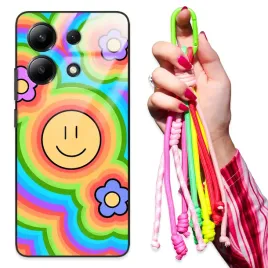 etui-do-xiaomi-redmi-note-13-case-glass-z-brelokiem-neon-sznurki-dziewczece