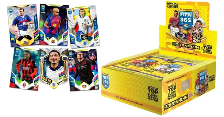 FIFA 365 2026 Adrenalyn XL Panini 100 kart w tym 40 specjalnych