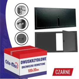 drzwiczki-rewizyjne-inspekcyjne-dwuskrzydlowe-maxi-100x30cm-czarne