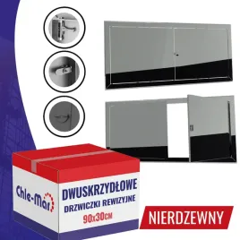 drzwiczki-rewizyjne-inspekcyjne-dwuskrzydlowe-maxi-90x30cm-nierdzewne