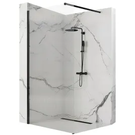 scianka-prysznicowa-aero-frezowana-ryflowana-czarna-matowa-walk-in-100-cm