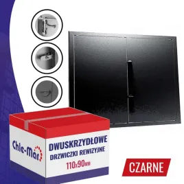 drzwiczki-rewizyjne-inspekcyjne-dwuskrzydlowe-maxi-110x90cm-czarne-pokretlo