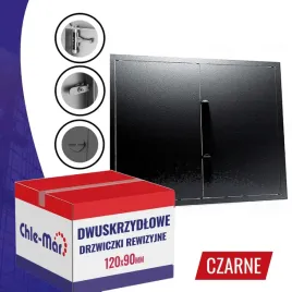 drzwiczki-rewizyjne-inspekcyjne-dwuskrzydlowe-maxi-120x90cm-czarne-pokretlo
