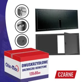 drzwiczki-rewizyjne-inspekcyjne-dwuskrzydlowe-maxi-120x80cm-czarne-pokretlo