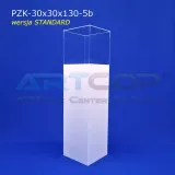 postument-klosz-podest-z-plexi-opal-30x30x130cm-gablota-na-wystawe-kubik-stan-nowy-wysokosc-produktu-130-cm