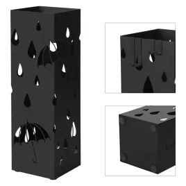 metalowy-stojak-na-parasole-wyjmowana-taca-na-wode-z-haczykiem-155x155x49