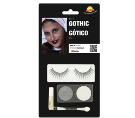 zestaw-do-makijazu-oczu-goth-srebrne-cienie-sztuczne-rzesy-klej