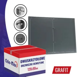 drzwiczki-rewizyjne-inspekcyjne-dwuskrzydlowe-maxi-120x90cm-grafit-pokretlo