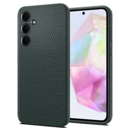 ciemniozielony-smukly-lekki-case-obudowa-spigen-liquid-air-do-galaxy-a35-5g