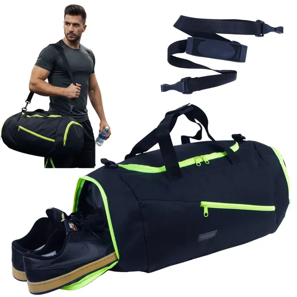 Torba sportowa męska na siłownie, basen, podróżna Fitnes Convey 53x29x27 cm