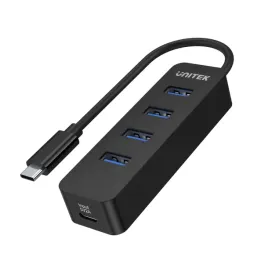 unitek-hub-usb-c-4-porty-usb-3-1-aktywny-10w-kompaktowy
